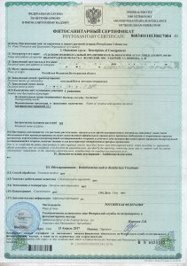 Оформить Фитосанитарный сертификат в Тюмени